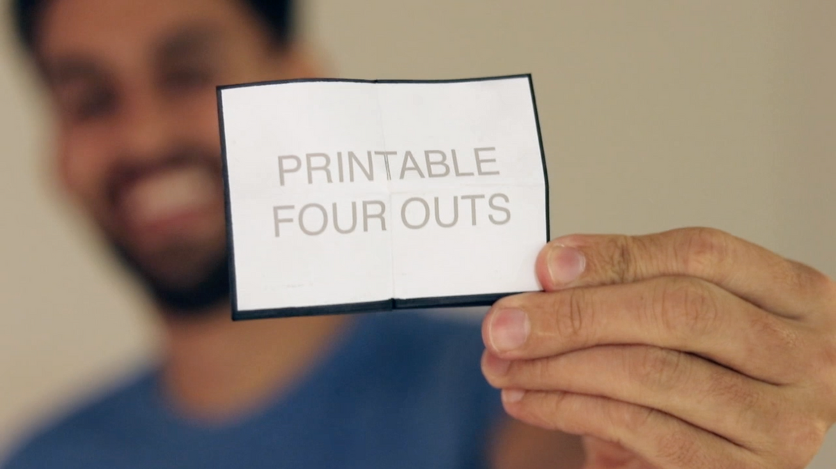 Printable Four Outs – Blake Vogt
